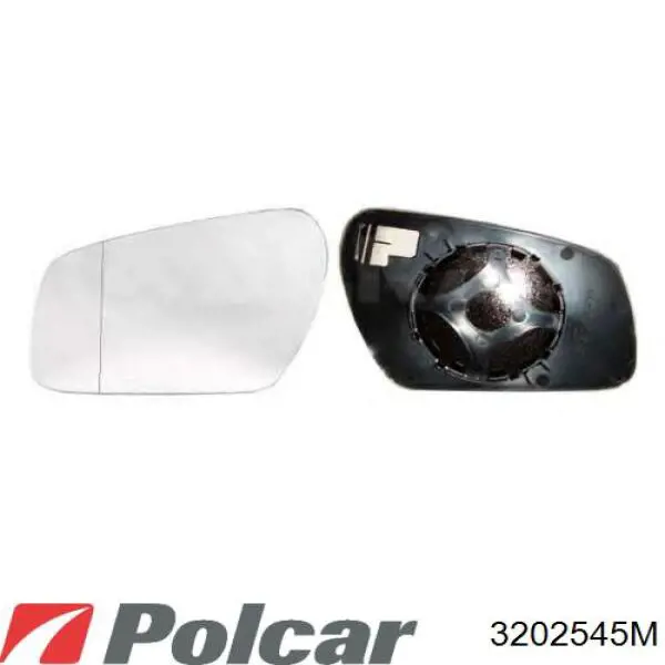 3202545M Polcar дзеркальний елемент дзеркала заднього виду, лівого