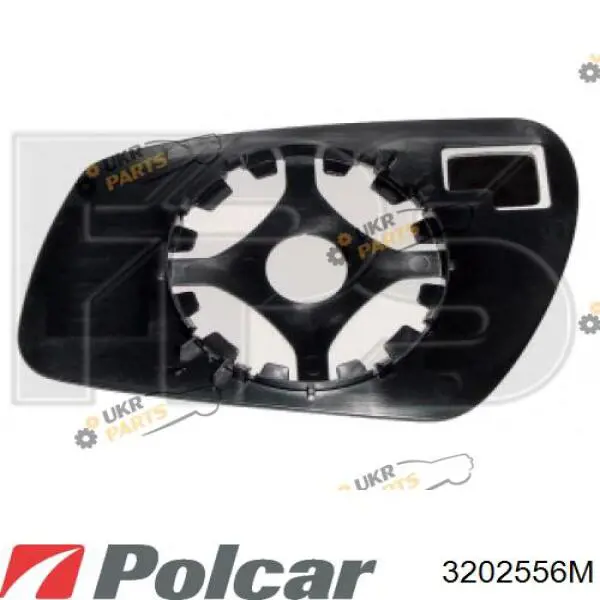 Скло дзеркала заднього виду, правого Polcar 3202556M ціна, від 7.34 USD