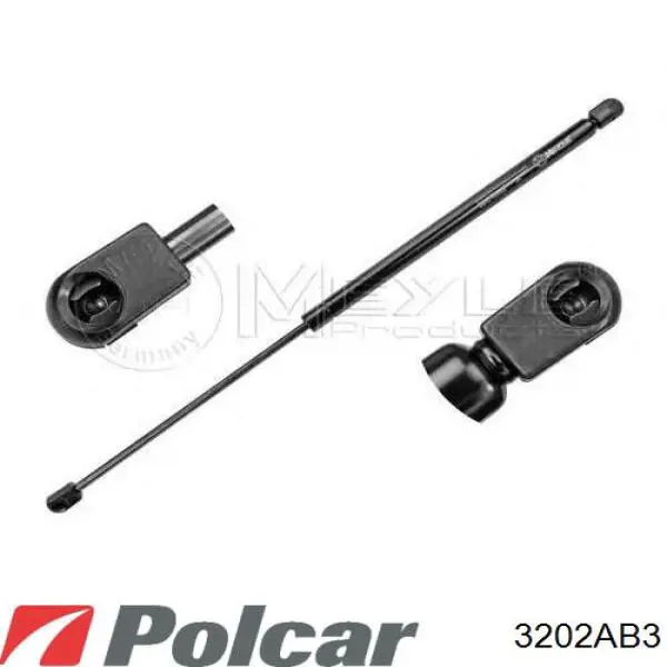 3202AB3 Polcar амортизатор кришки багажника/ двері 3/5-ї задньої