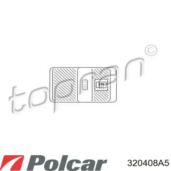 Радіатор основний Polcar 320408A5 ціна, від 44.34 USD