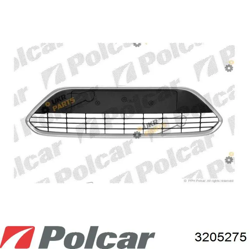 320527 Polcar Решітка переднього бампера, центральна