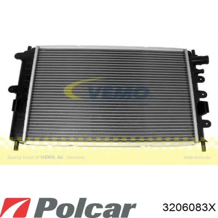 3206083X Polcar радіатор охолодження двигуна