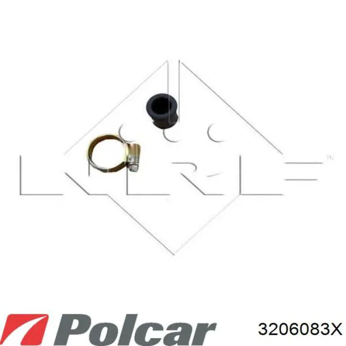 Купити 3206083 Polcar Радіатор двигуна
