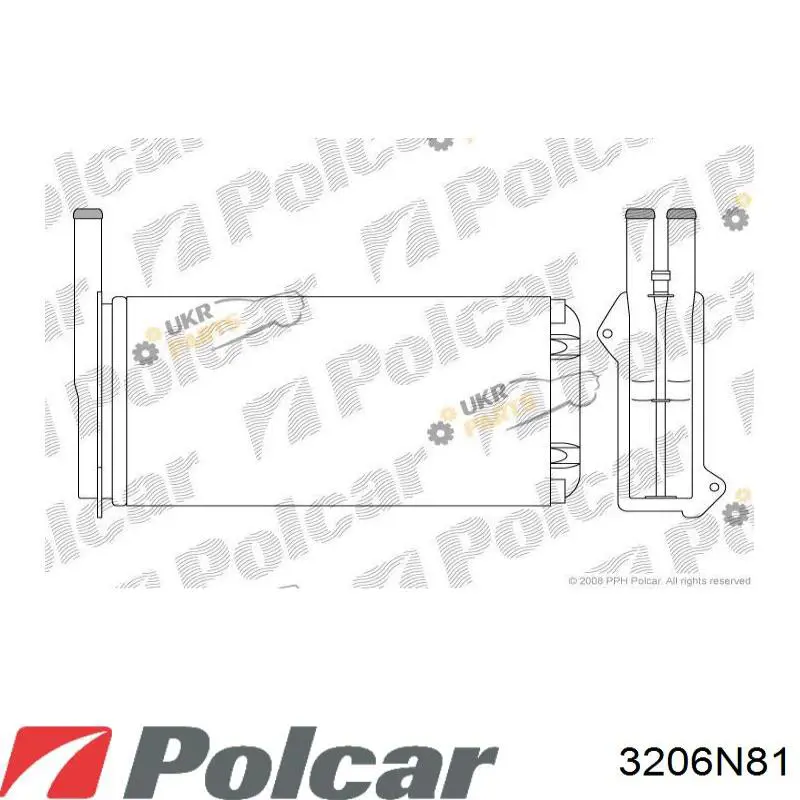Купити 3206N81 Polcar Теплообмінник