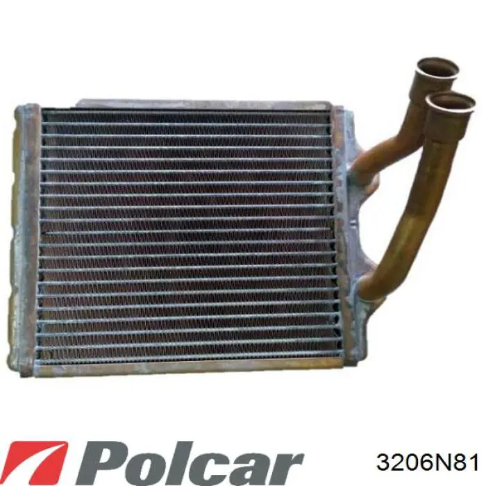3206N81 Polcar Радіатор опалювача салону