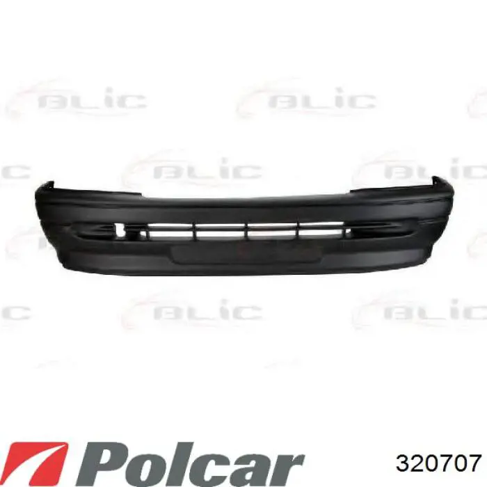 320707 Polcar Бампер передній в зборі