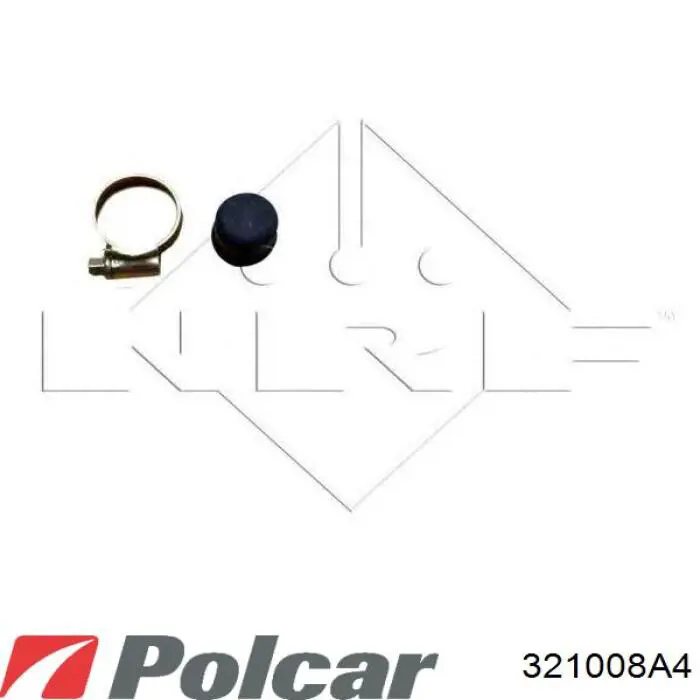 Радіатор охолодження двигуна 321008A4 Polcar