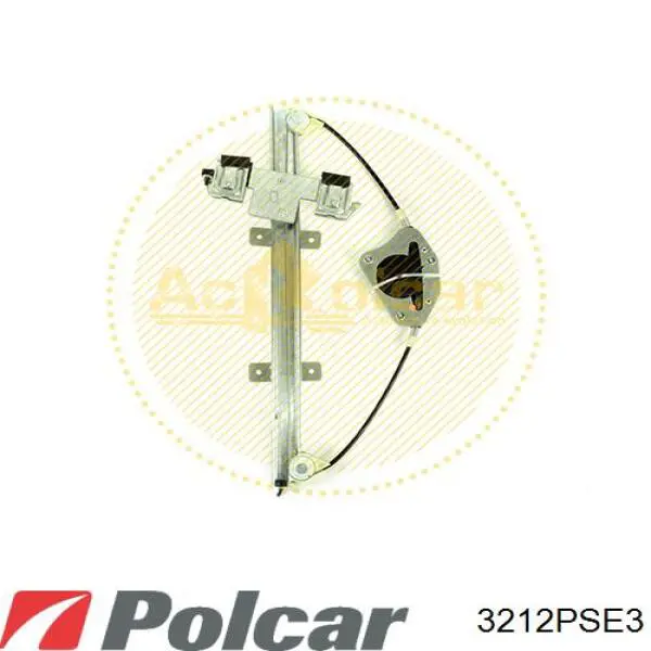 Купити 3212PSE3 Polcar Механізм стеклопідйомника водійських дверей