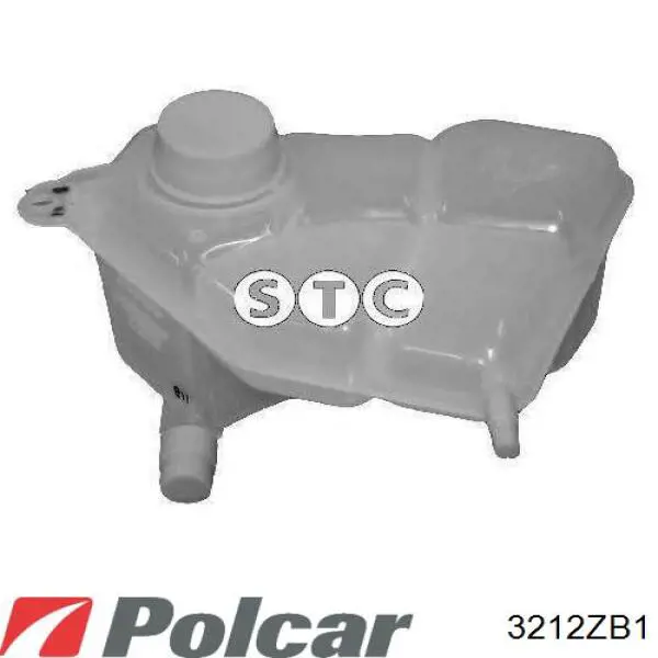 Бачок системи охолодження двигуна розширювальний Polcar 3212ZB1 ціна, від 14.17 USD
