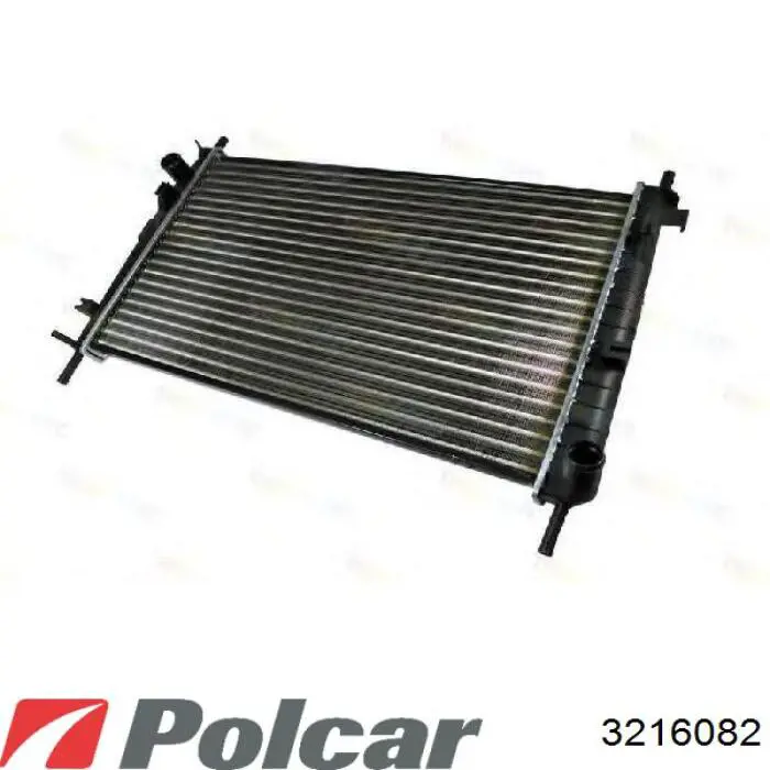 Радіатор охолодження двигуна 3216082 Polcar