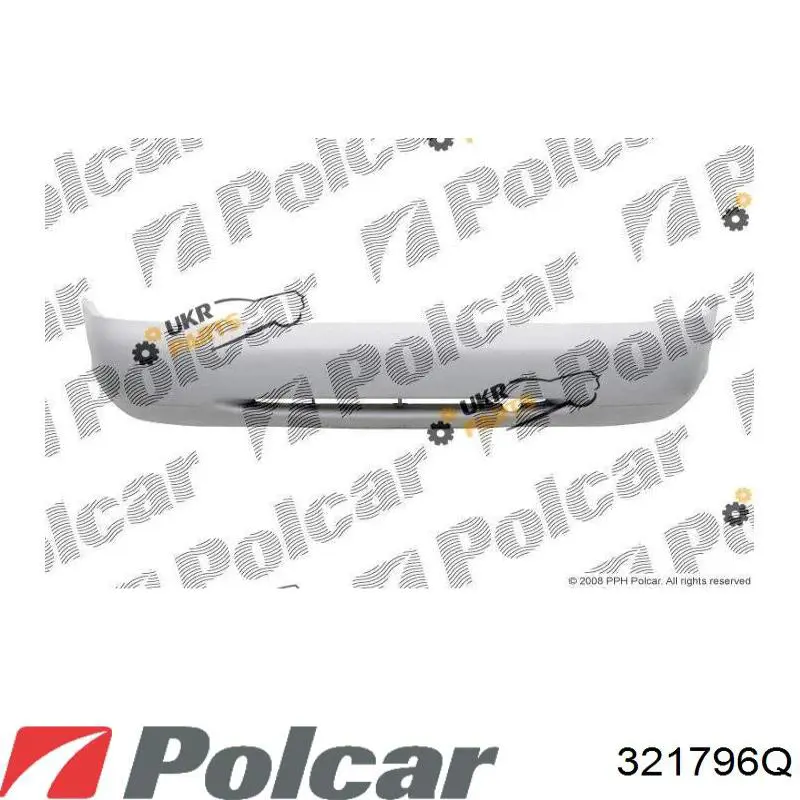 Бампер задній 321796Q Polcar