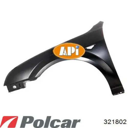 Крило переднє праве Polcar 321802 ціна, від 47.88 USD