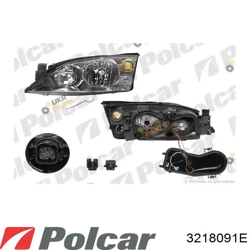 Фара ліва FP2555R1E Depo/Loro/Abakus