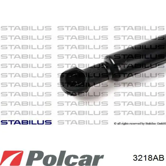 3218AB Polcar Амортизатор кришки багажника / двері 3/5-ї задньої