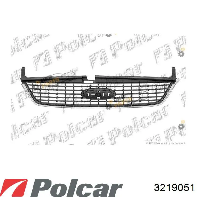 Решітка радіатора 3219051 Polcar