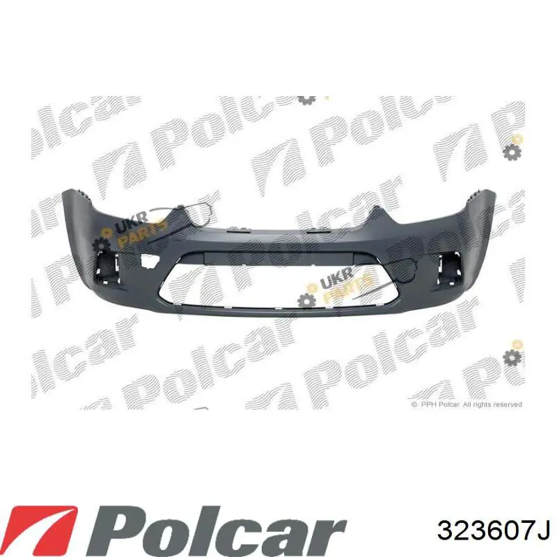 Передній бампер 323607 Polcar