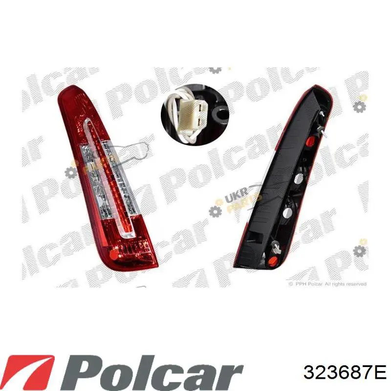 Лівий стоп 323687E Polcar
