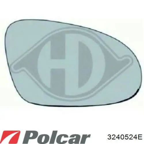 Дзеркало праве 3240524E Polcar