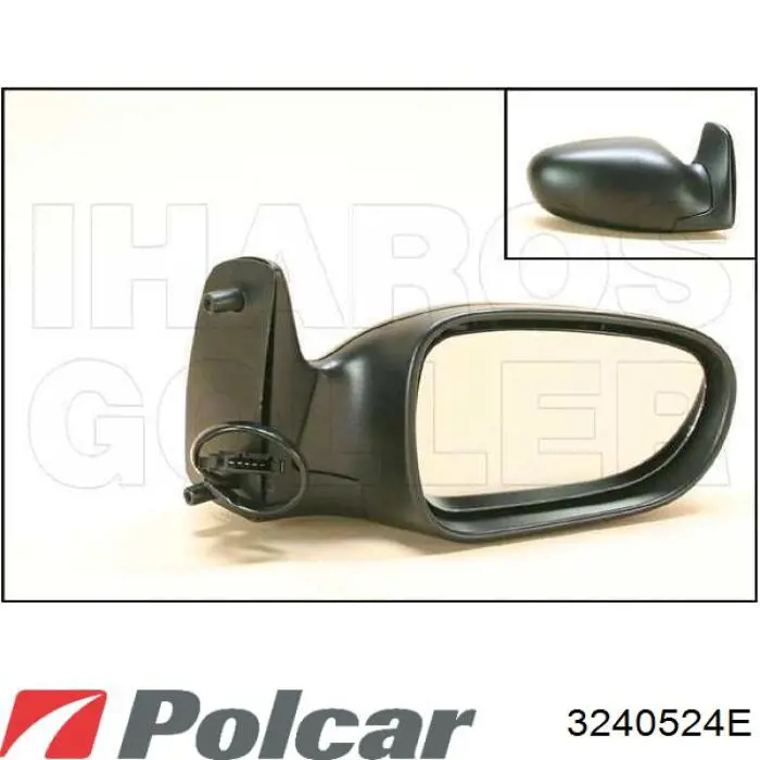 Купити 3240524E Polcar Дзеркало праве