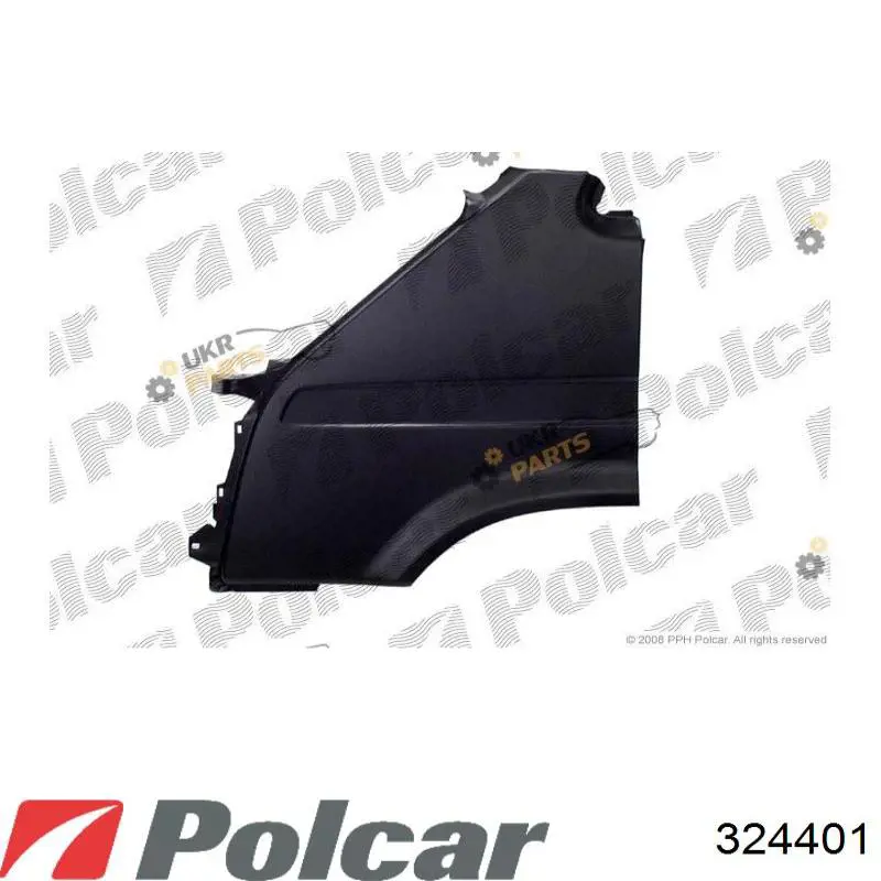 Ліве переднє крило Polcar 324401 ціна, від 47.11 USD