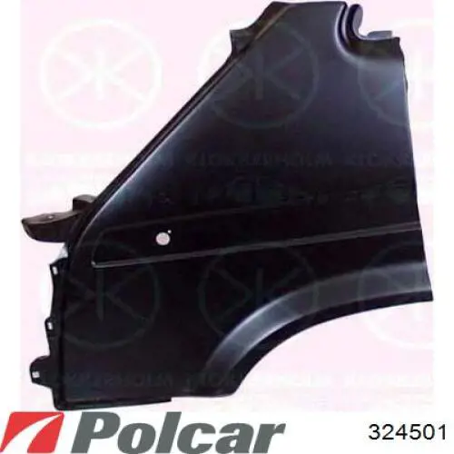 Крило переднє ліве 324501 Polcar