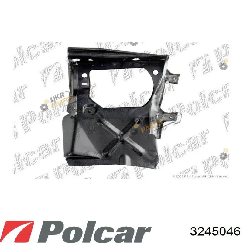 Купити 3245046 Polcar Супорт радіатора правий/монтажна панель кріплення фар
