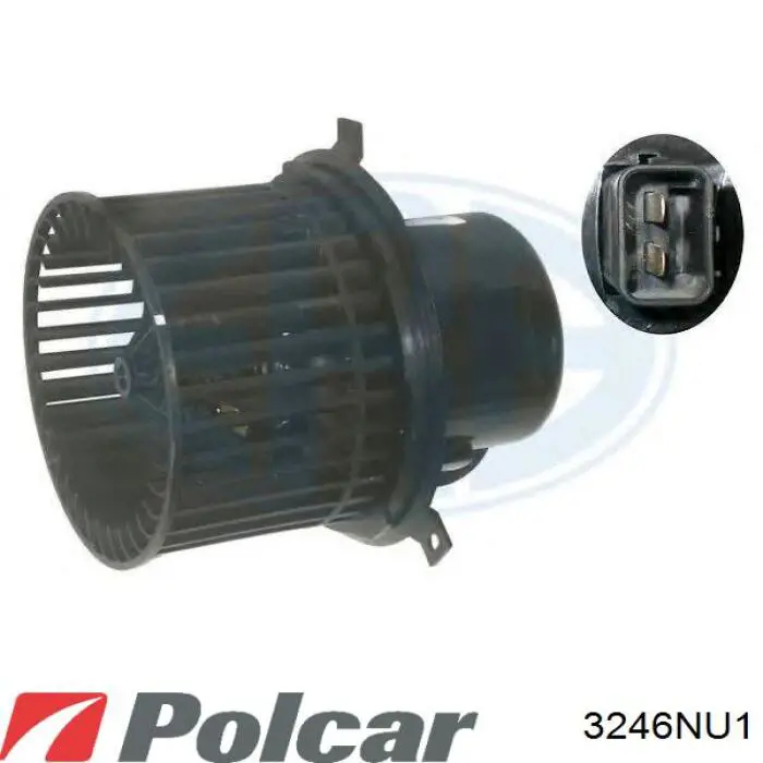 3246NU1 Polcar двигун вентилятора пічки (обігрівача салону)