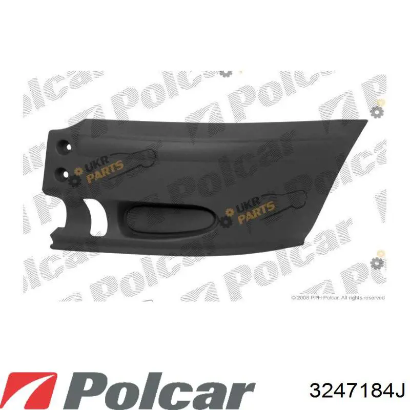 Купити 324718 Polcar Бампер передній, права частина