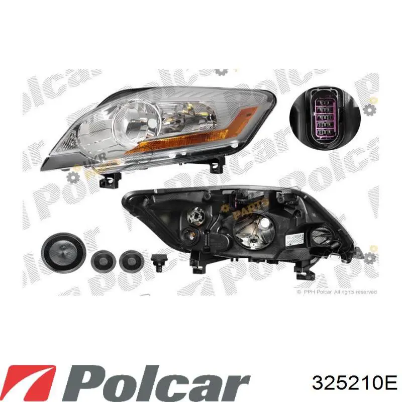 Фара права 325210E Polcar