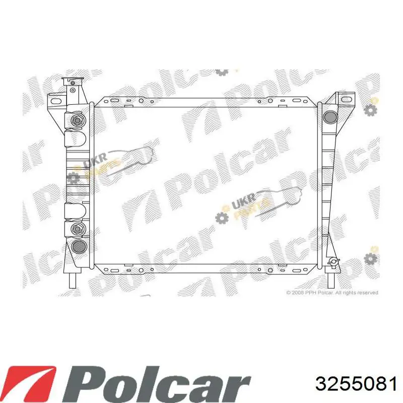 Купити 3255081 Polcar Радіатор двигуна