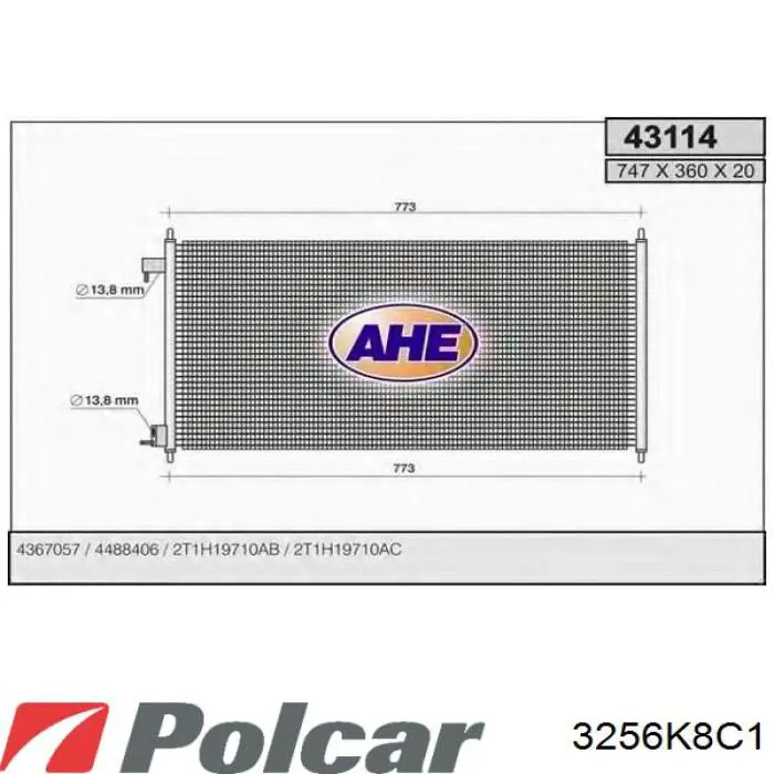 3256K8C1 Polcar Конденсатор