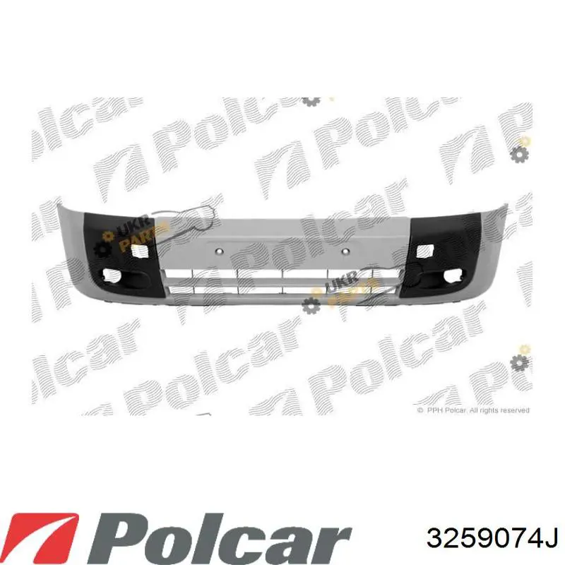 Передній бампер 3259074J Polcar