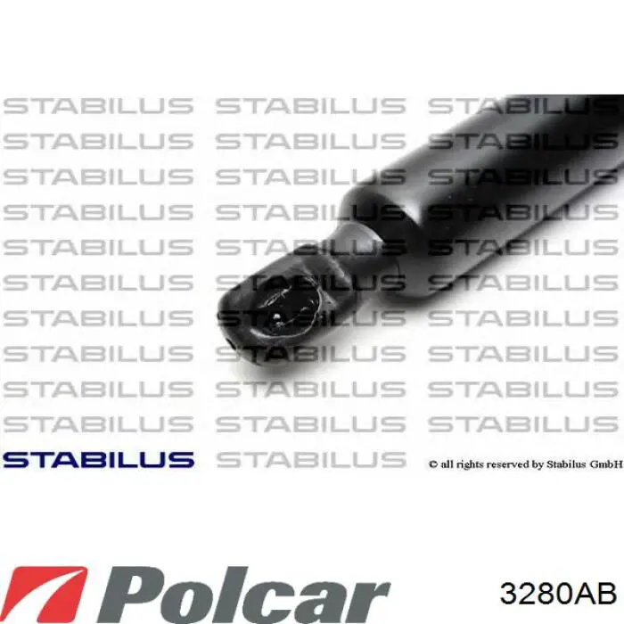 3280AB Polcar Амортизатор кришки багажника / двері 3/5-ї задньої