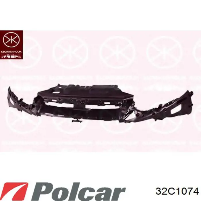 32C1074 Polcar Кронштейн бампера переднього, центральний