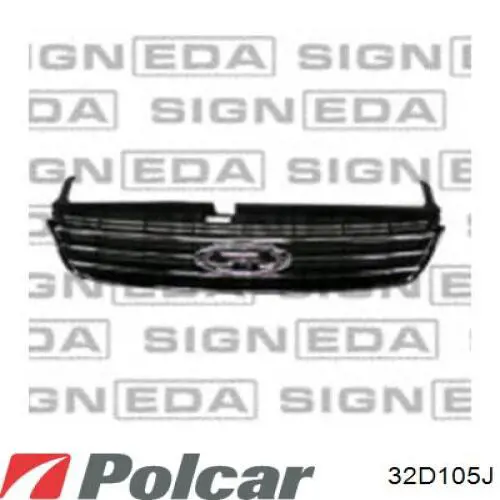 Решітка радіатора 32D105 Polcar