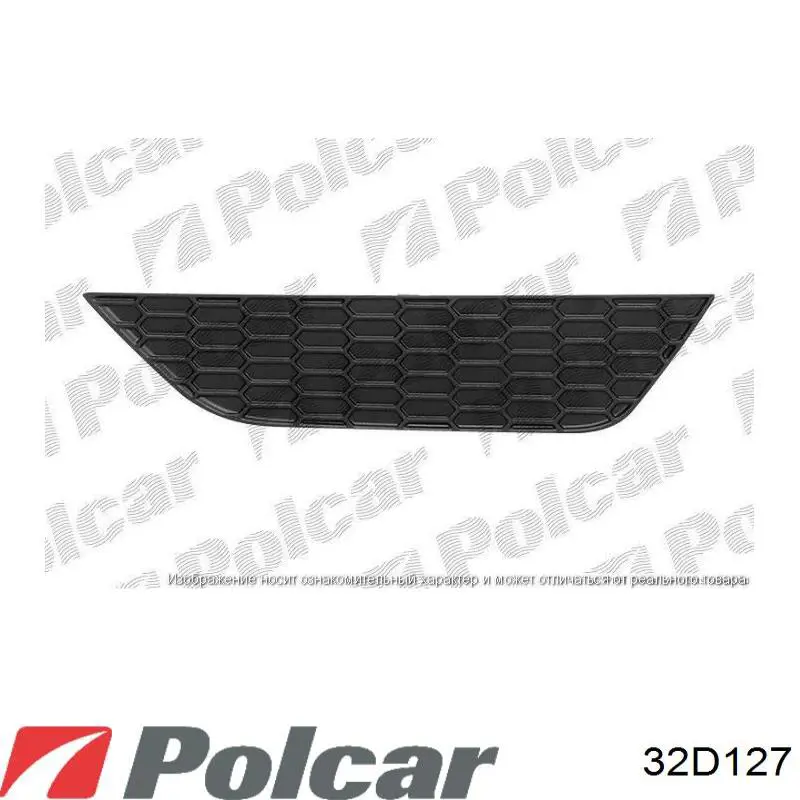Решітка переднього бампера Polcar 32D127 ціна, від 28.58 USD