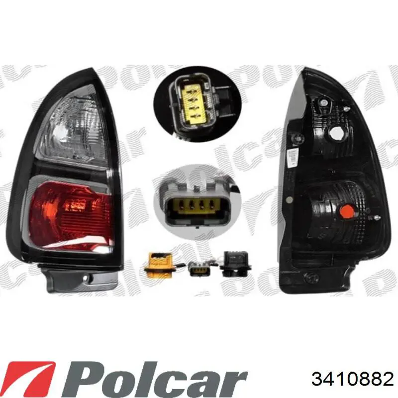Задні ліхтарі Polcar 3410880 ціна, від 57.25 USD
