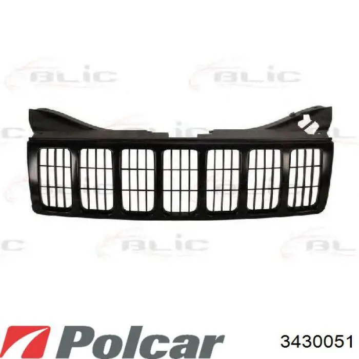 Решітка радіатора 3430051 Polcar