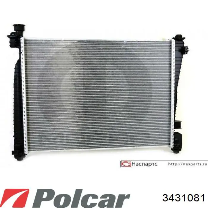 3431081 Polcar Радіатор охолодження двигуна