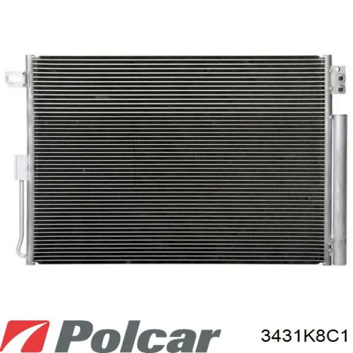 Купити 3431K8C1 Polcar Радіатор системи охолодження кондиціонера
