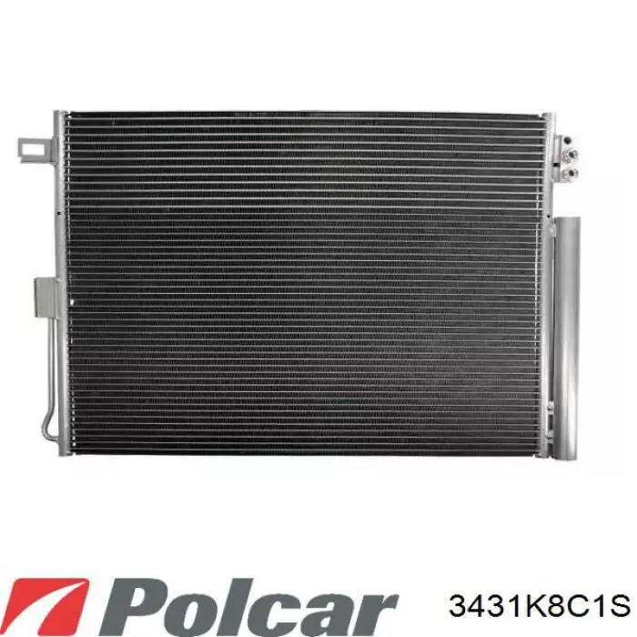 Купити 3431K8C1S Polcar Радіатор системи охолодження кондиціонера