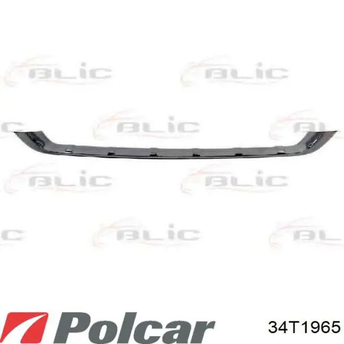 34T1965 Polcar Накладка бампера заднього, верхня захисна