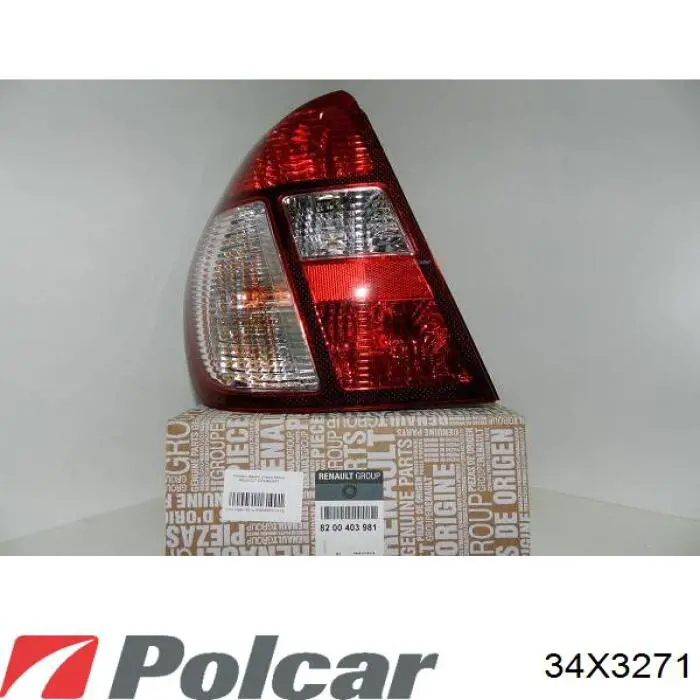 34X3271 Polcar заглушка/ решітка протитуманних фар бампера переднього, ліва