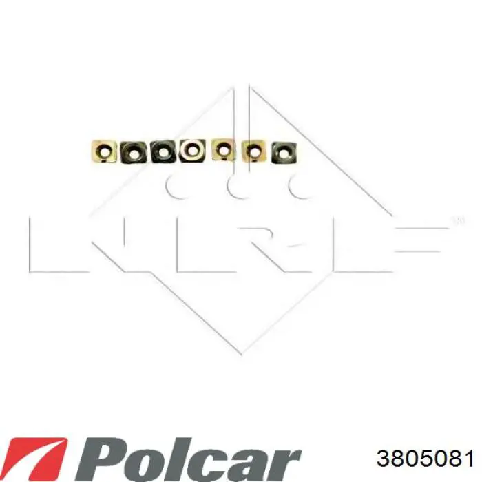 Радіатор основний Polcar 3805081 ціна, від 58.45 USD