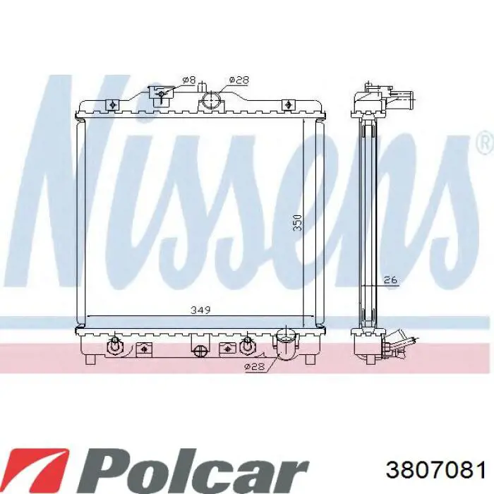 Радіатор основний Honda 19010P01014 ціна, від 55.05 USD