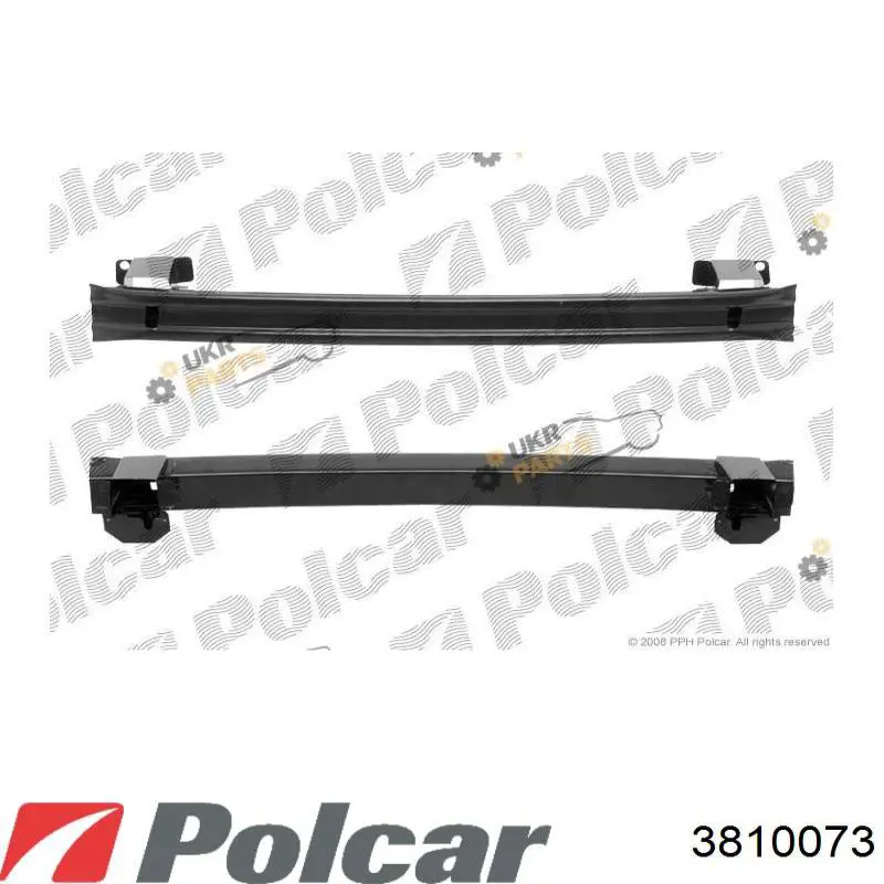 Шина бампера переднього Polcar 3810073 ціна, від 27.91 USD
