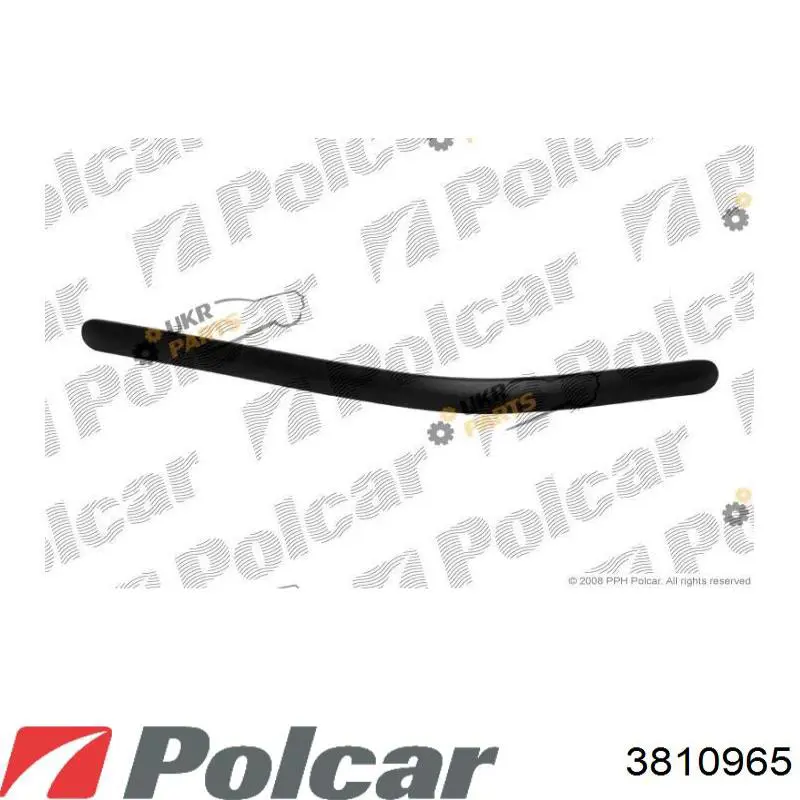 Купити 3810965 Polcar Накладка бампера заднього, ліва