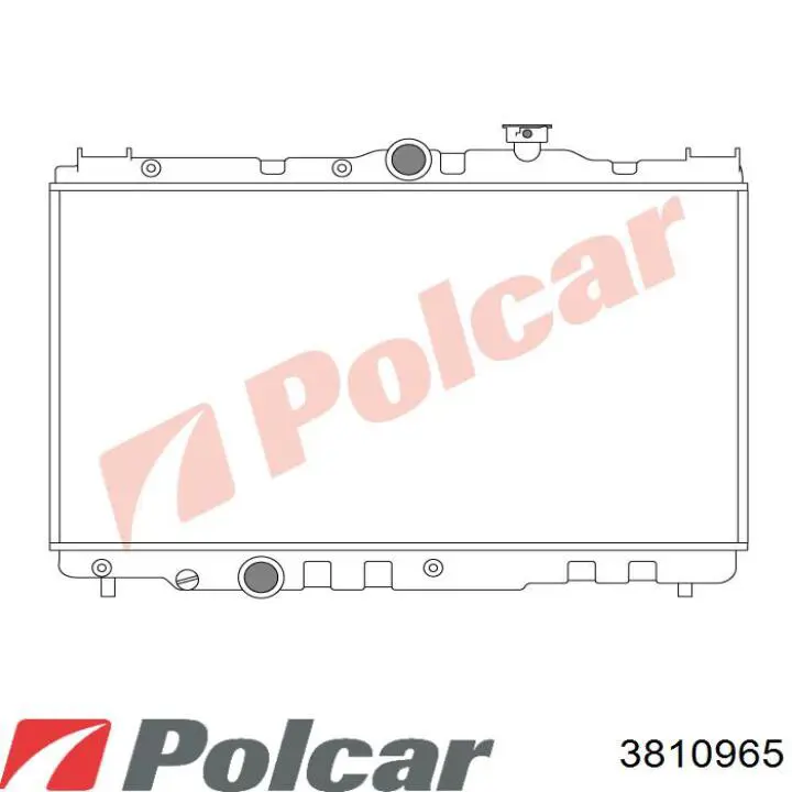 Накладка бампера заднього, ліва Polcar 3810965 ціна, від 6.77 USD