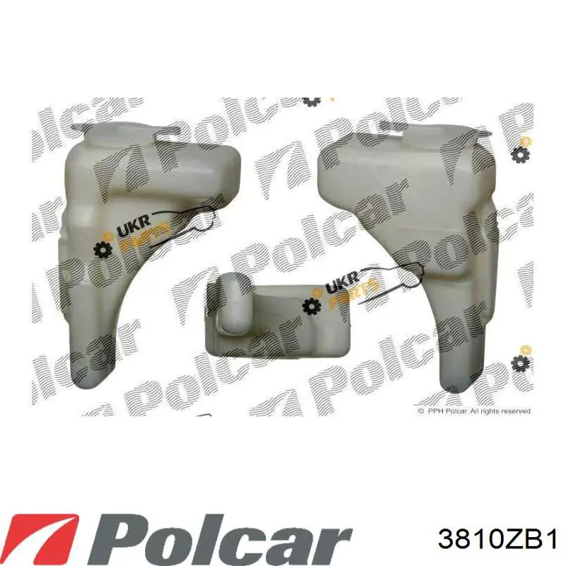 Бачок системи охолодження 3810ZB1 Polcar