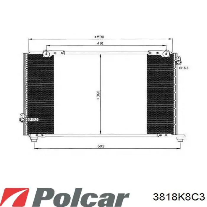 3818K8C3 Polcar Конденсатор